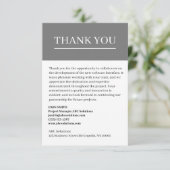 業務カスタムから業務へのサンキューカード サンキューカード (スタンド正面)