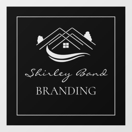 業務カスタムのモダン基台の看板 ウィンドウサイン (シート)