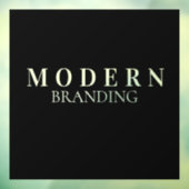 業務カスタムのモダン基台の看板 ウィンドウサイン (シート3)