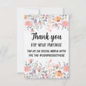 業務カスタムサンキューカード (正面)