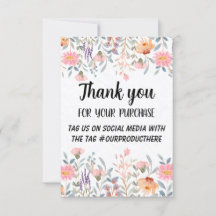 業務カスタムサンキューカード