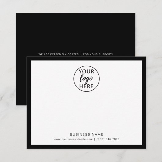 業務カスタムサンキューカード サンキューカード (正面/裏面)