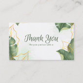 業務カスタムサンキューカード 名刺 (正面)