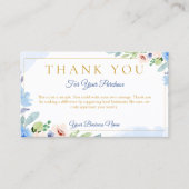 業務カスタムサンキューカード 名刺 (正面)