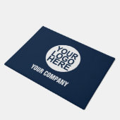 業務カスタムロゴ会社またはスローガン ドアマット (アングル)