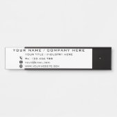 業務カスタム用扉標識会社事務所 サインプレート (正面)