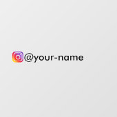 業務カスタム用instagramウィンドウシール ウィンドウサイン (シート)