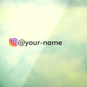 業務カスタム用instagramウィンドウシール ウィンドウサイン (シート3)