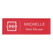 業務カスタム職員ロゴ 名札 (正面)