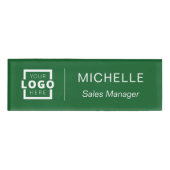 業務カスタム職員ロゴ 名札 (正面)