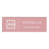 業務カスタム職員ロゴ 名札 (正面)