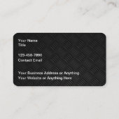 業務クール用の名刺車の 名刺 (裏面)