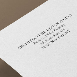 業務シンプルプロフェッショナル差出人住所 セルフインキングスタンプ