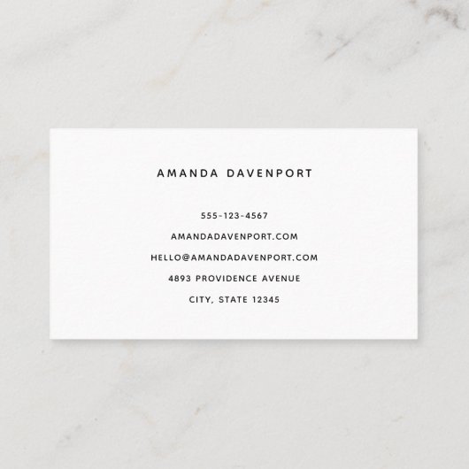 業務テンプレート2 名刺 (裏面)