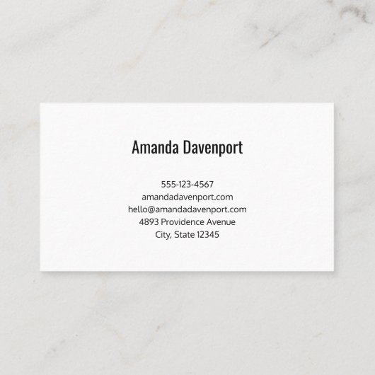 業務テンプレート7 名刺 (裏面)