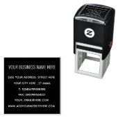 業務パーソナライズされたアドレ連絡ス情モダン報 セルフインキングスタンプ (インサイチュ)
