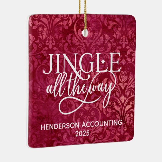 業務パーソナライズされたクリスマスオーナメント セラミックオーナメント (右)
