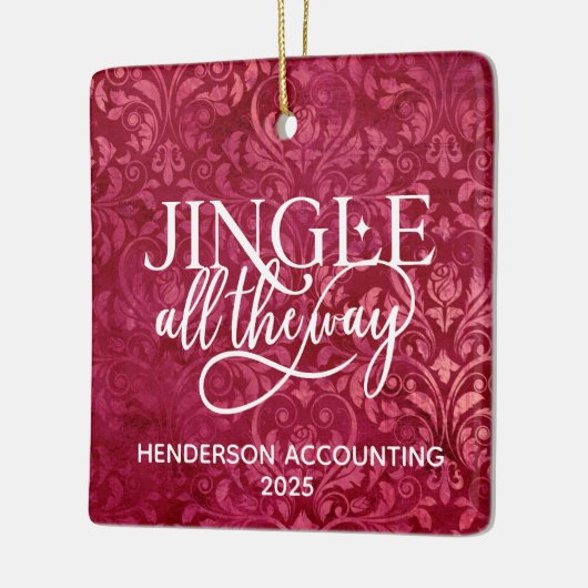 業務パーソナライズされたクリスマスオーナメント セラミックオーナメント (左)