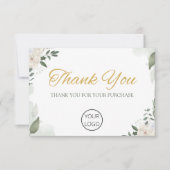 業務パーソナライズされたサンキューカード サンキューカード (正面)