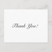 業務パーソナライズされたサンキューカード ポストカード (正面)