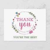 業務パーソナライズされたサンキューカード ポストカード (正面)