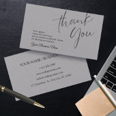 業務パーソナライズされたサンキューカード 名刺