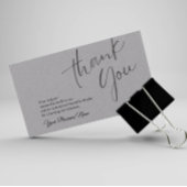 業務パーソナライズされたサンキューカード 名刺