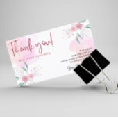 業務パーソナライズされたサンキューカード 名刺