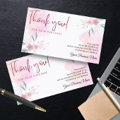 業務パーソナライズされたサンキューカード 名刺