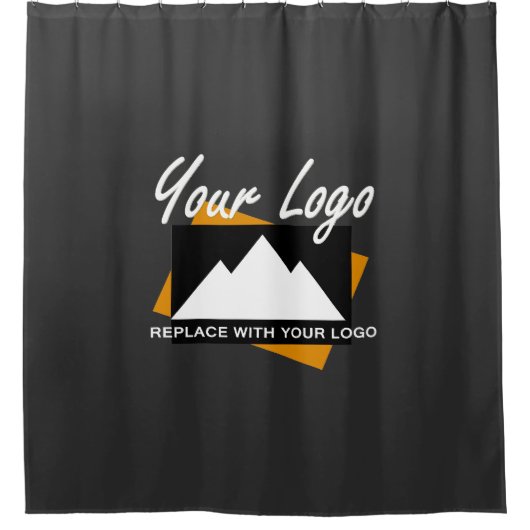 業務パーソナライズされたデザイン会社プロフェッショナル シャワーカーテン (正面)