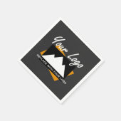 業務パーソナライズされたデザイン会社プロフェッショナル スタンダードカクテルナプキン (角)