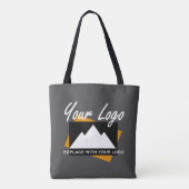 業務パーソナライズされたデザイン会社プロフェッショナル トートバッグ (裏面)