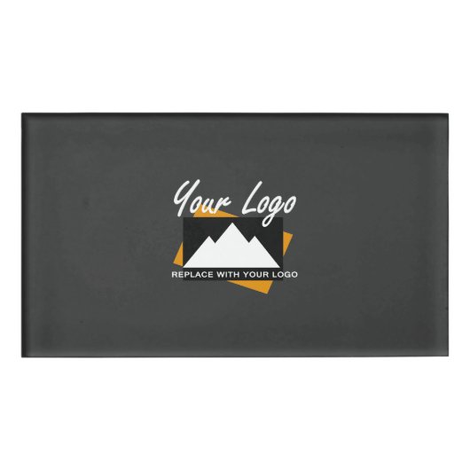 業務パーソナライズされたデザイン会社プロフェッショナル 名札 (正面)