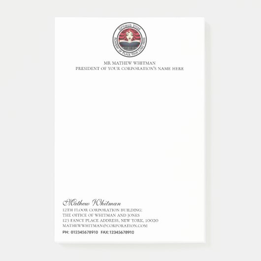 業務パーソナライズされた会社 ポストイット (正面)