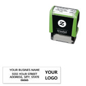 業務パーソナライズされた住所のインク入力スタンプ セルフインキングスタンプ (インサイチュ)