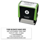 業務パーソナライズされた名情報アドレススタンプ セルフインキングスタンプ (インサイチュ)