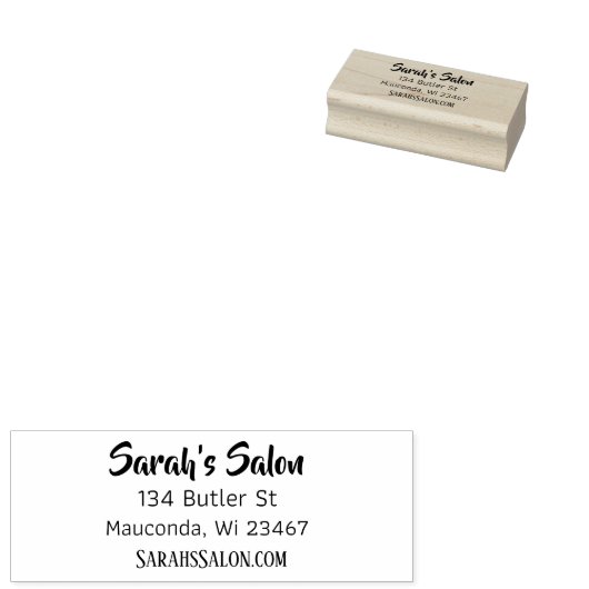 業務パーソナライズされた名、住所、電子メール ラバースタンプ (押印)