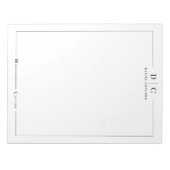 業務パーソナライズされた ノートパッド (正面)