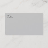 業務ファンシー/プロファイルカード 名刺 (裏面)