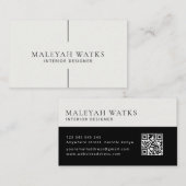 業務ミニマルカード 名刺 (正面/裏面)