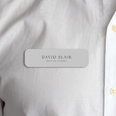 業務ミニマルモダン 名札