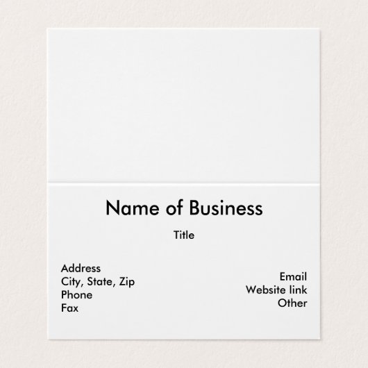 業務ミニマル情報のパーソナライズ 名刺 (外部フラット)