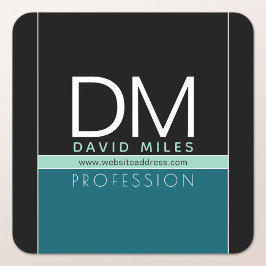 業務モダンテンプレート | すべての色をカスタマイズ スクエアシール
