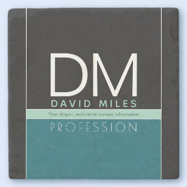 業務モダンテンプレート | すべての色をカスタマイズ ストーンコースター