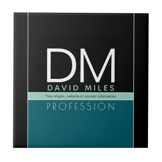 業務モダンテンプレート | すべての色をカスタマイズ タイル (正面)