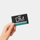 業務モダンテンプレート | すべての色をカスタマイズ バッジ (手持ち)