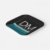 業務モダンテンプレート | すべての色をカスタマイズ ペーパープレート (傾斜あり)