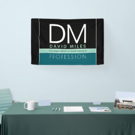 業務モダンテンプレート | すべての色をカスタマイズ 横断幕