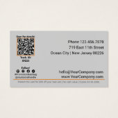 業務モダンプロモーションギフト券カード (裏面)