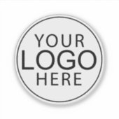 業務モダンロゴの企業の従業員 シール (正面)